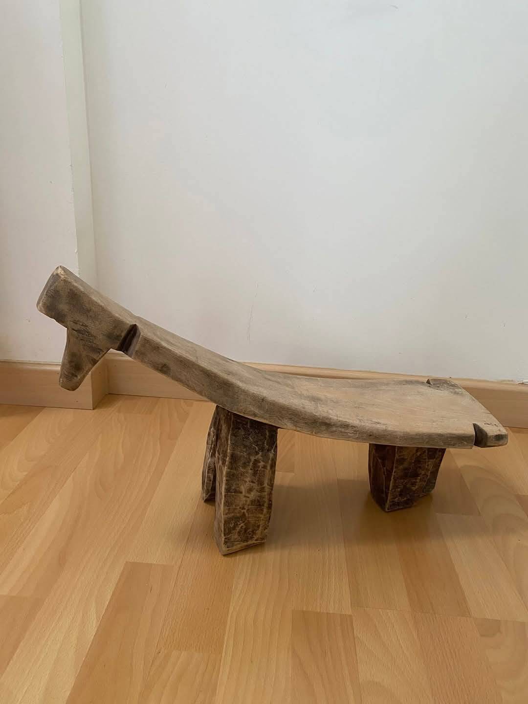 Small zoomorphic wooden bench (Burkina Faso)
