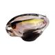 Glass ashtray, designed by Jozef Rozinek, Borocrystal Nový Bor, Czechy 1970