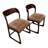 Sled chair duo