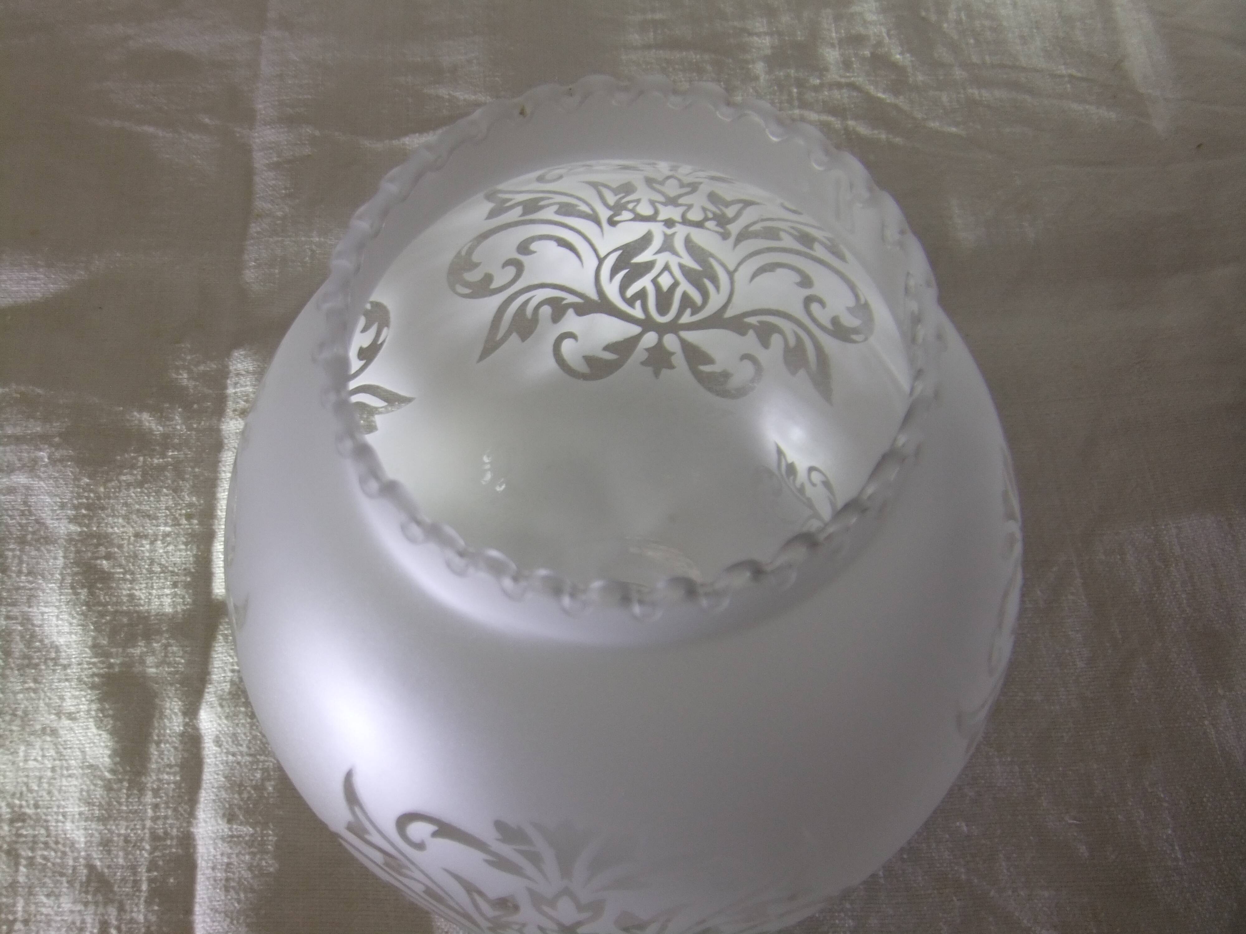 Tulip globe etched glass pendant lamp chandelier wall lamp