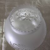 Tulip globe etched glass pendant lamp chandelier wall lamp
