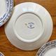 5 iron clay dessert plates Colbert, Creil and Montereau