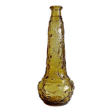 Vintage amber glass bottle