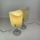 Pair of Italian Opaline Table Lamps, 1990s