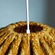 Vintage knit lampshade pendant lamp