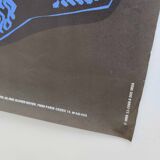 Affiche vintage INRS 1988 graphisme Chadebec