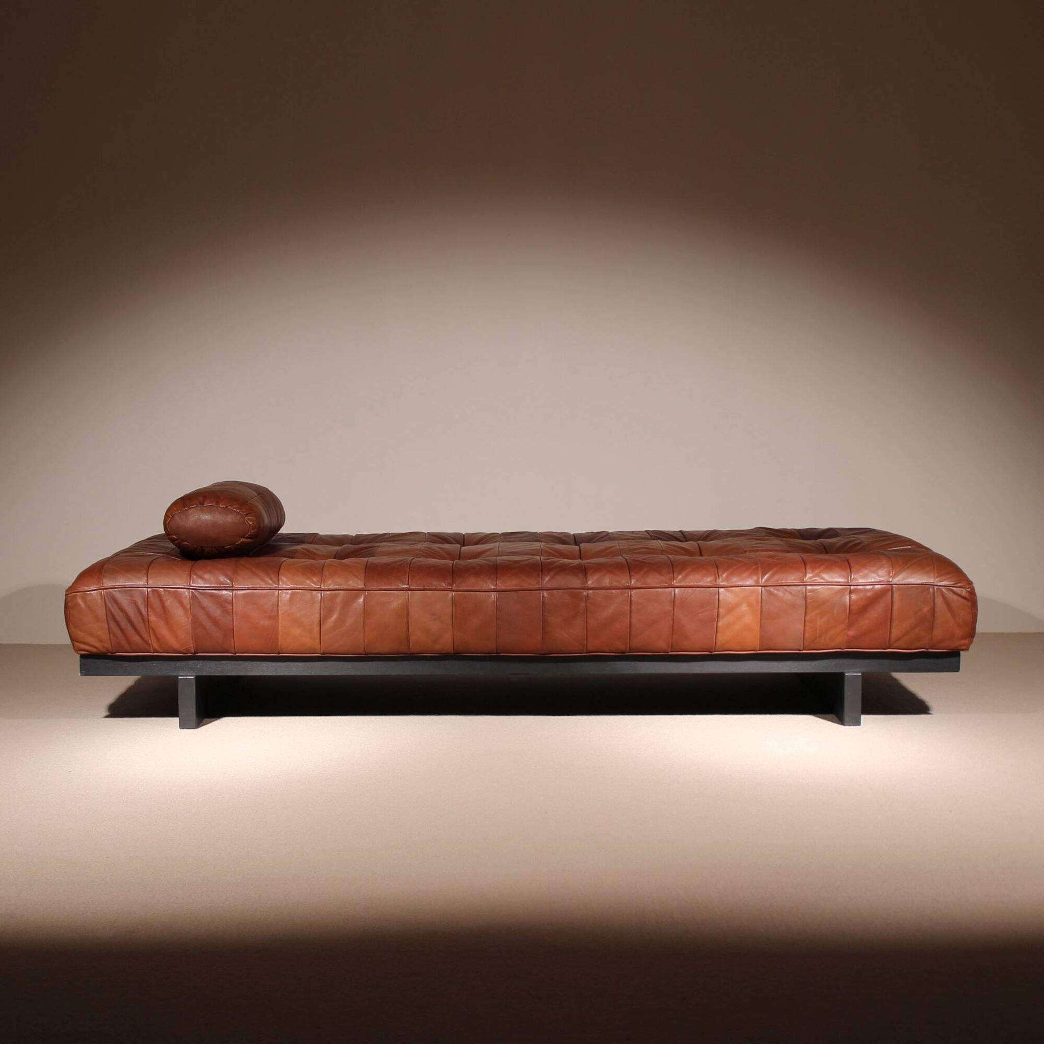 Daybed ‚DS-80‘ in Cognac Patchwork Leather by De Sede | Switzerland 1970s