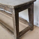 Old burmese teak bench