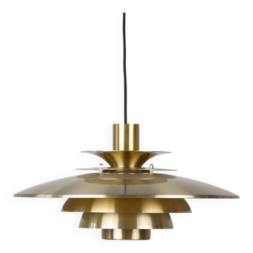 Danish vintage Verona pendant lamp by Kurt Wiborg, Jeka. 1980s