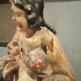 Virgin and Child. Polychrome statue. 17th century.
