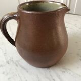 Pot à lait en grès fabrication artisanale signé années 70