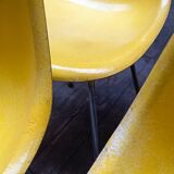 Set of 4 DSX chairs, Herman Miller
