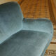 Sofa sofa 3 seats 50/60s Danish sculptural