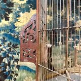 Bird Cage or Old Aviary In Carved Wood, Vintage Work Circa 1900