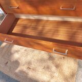 vintage commode, tapered legs