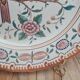 Large vintage plate with bird decor – signed Outeiro