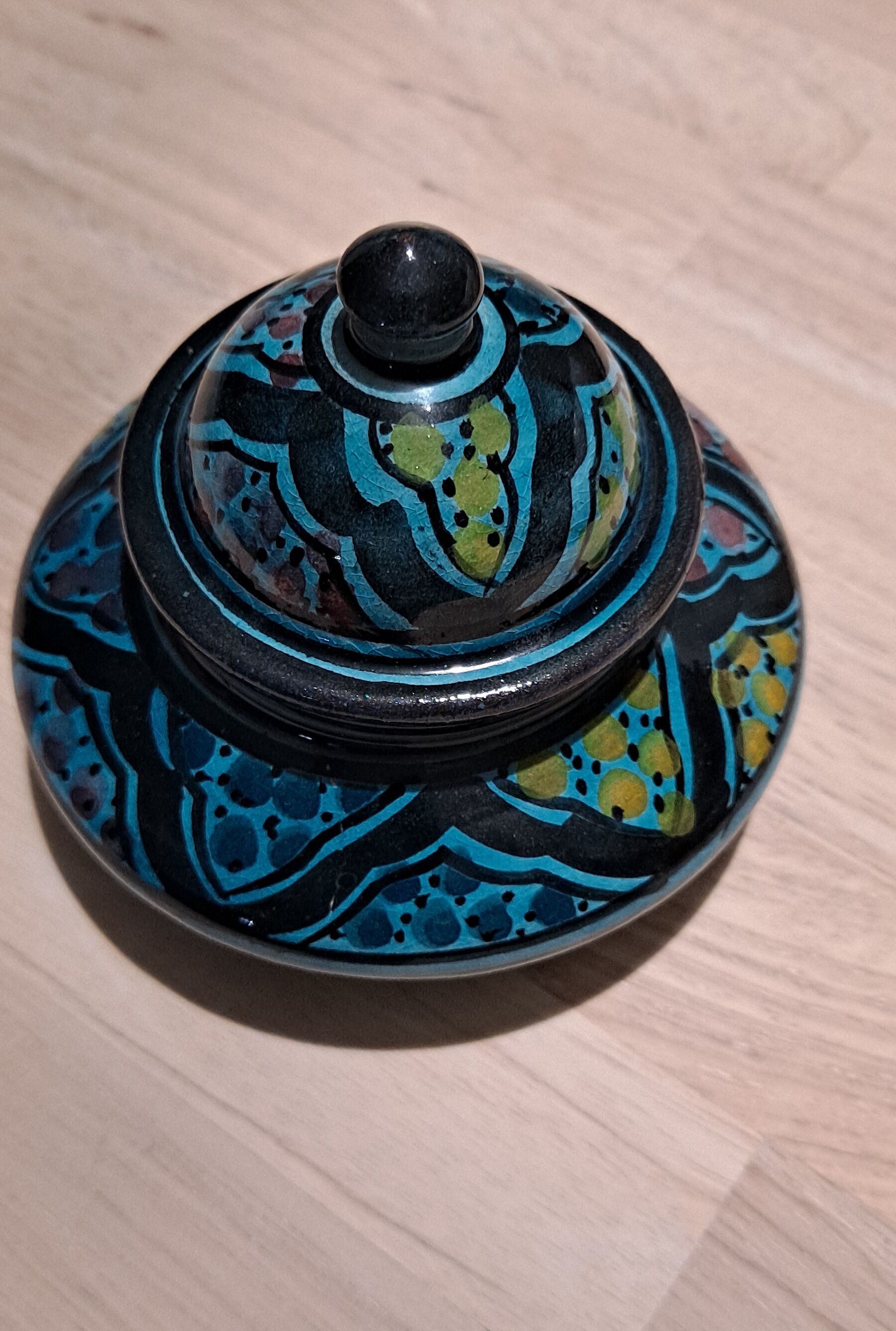 Safi blue Moroccan box