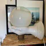Vintage Design Ceramic Hand and Globe Wall Lamp
