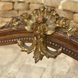 Paire de chaises en acajou style Louis XV