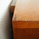 Old boarding cabinet in vintage solid wood
