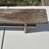Former carved wood bench Orient/Asia