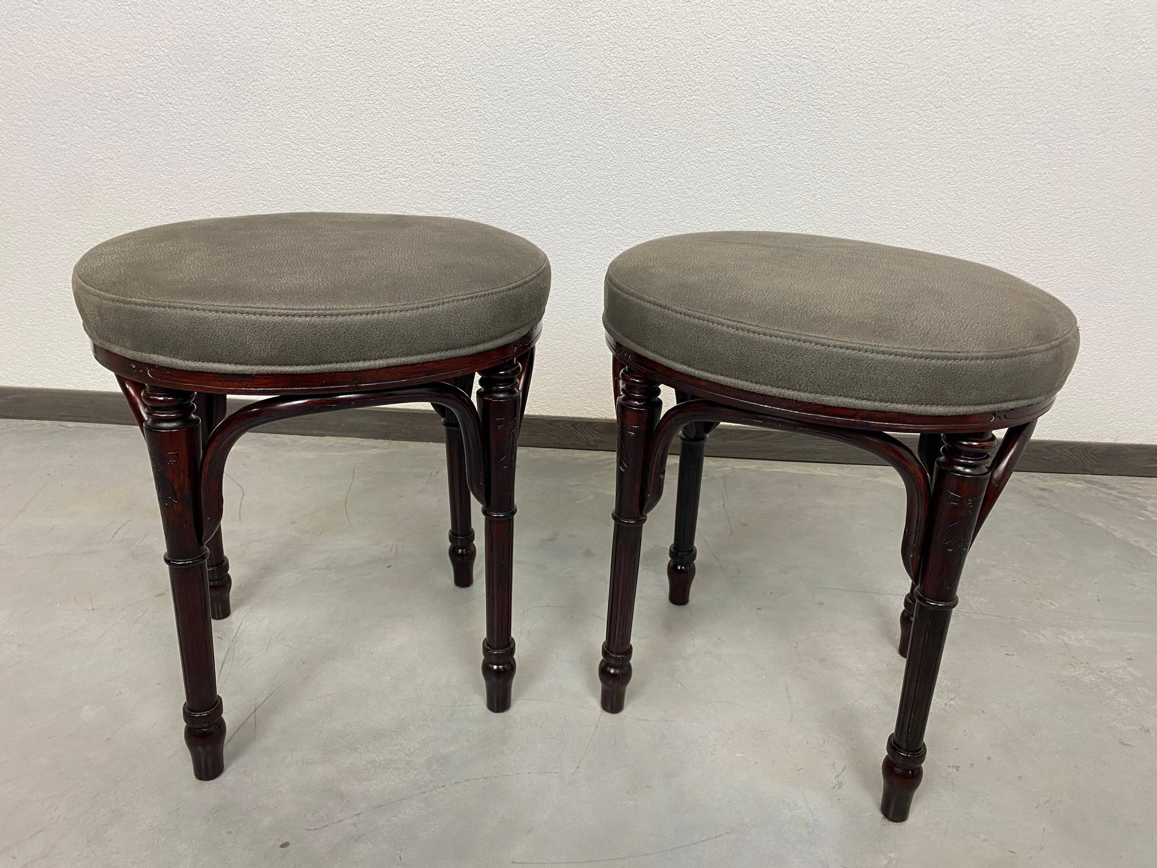 Secession Stools by J&J Kohn