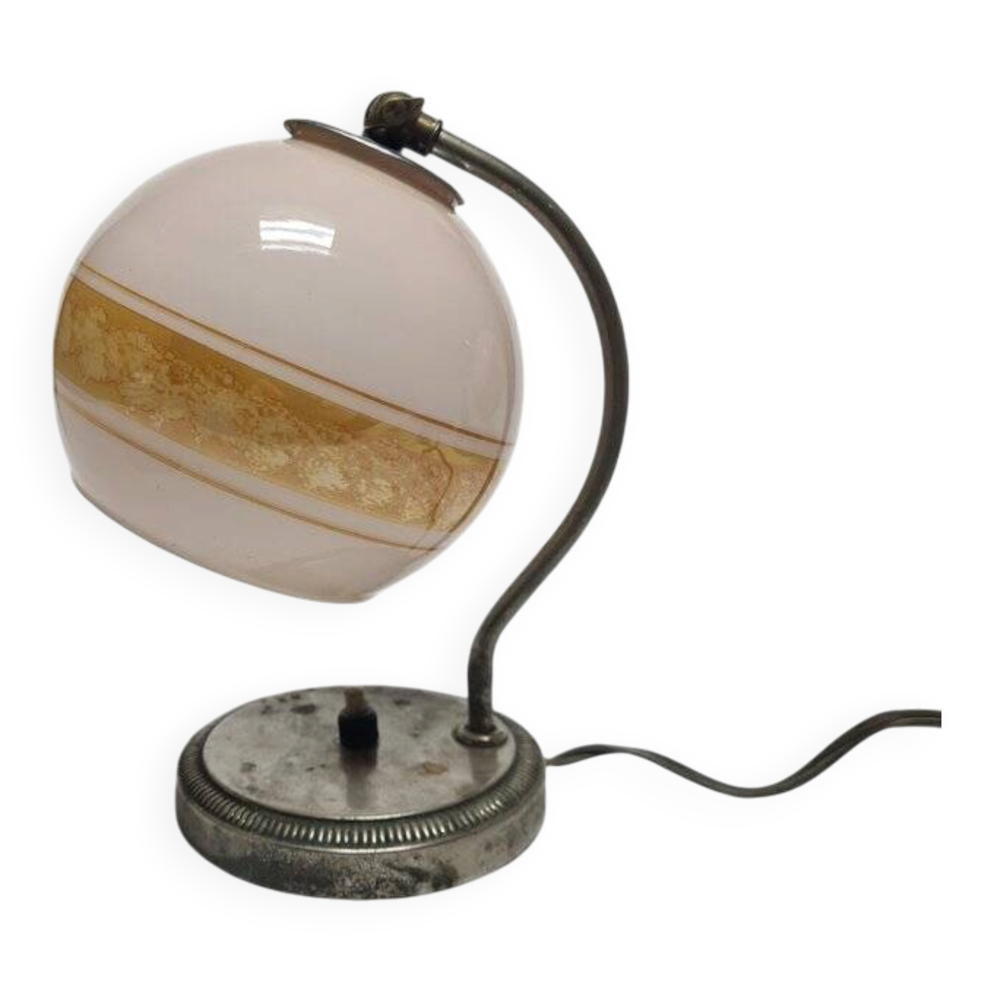 Art Deco bedside lamp, Belgium, 1950s