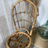 Pair of rattan chairs