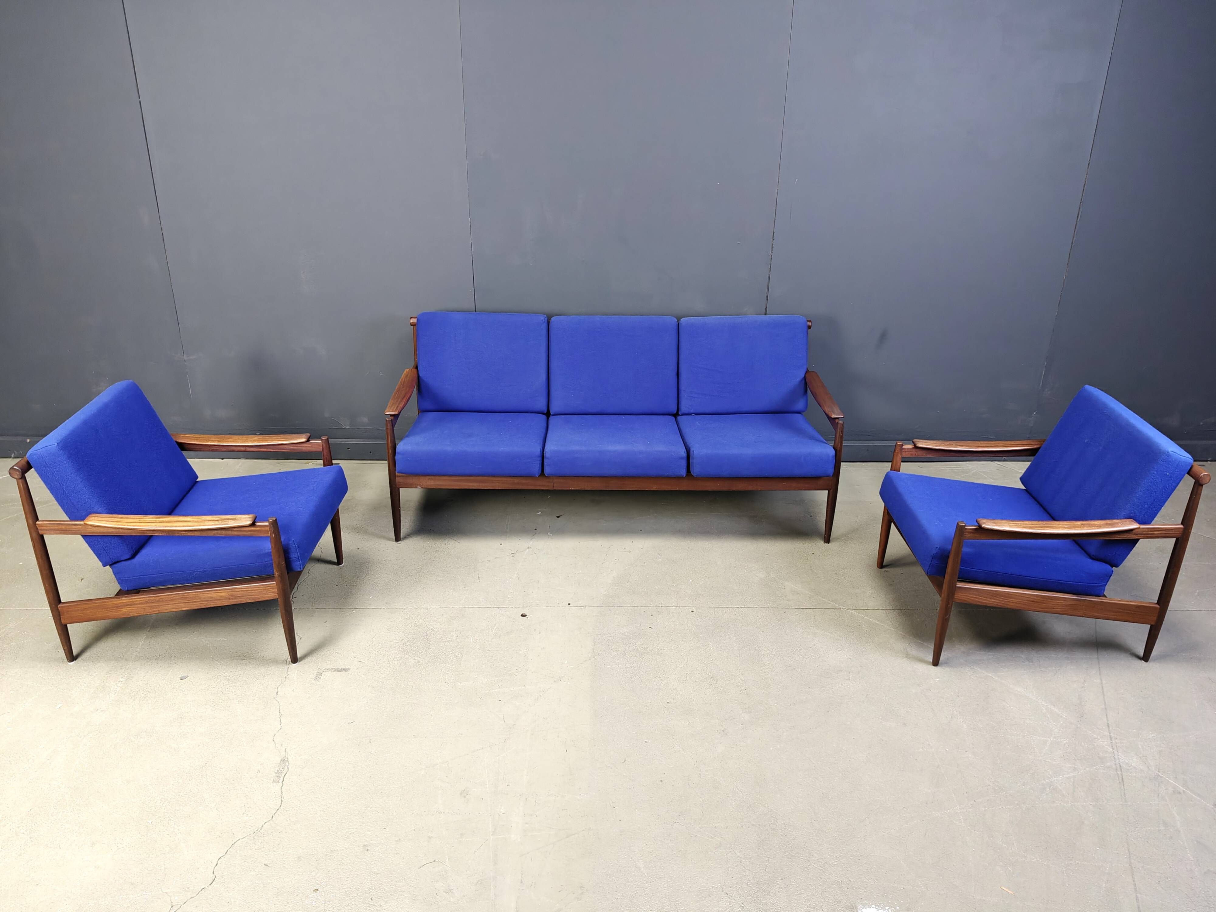 Ensemble de canapés scandinaves du milieu du siècle, années 1960