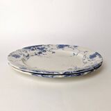 Duo d'assiettes D24cm Empire Works Stoke on Trent série "Zephyr”