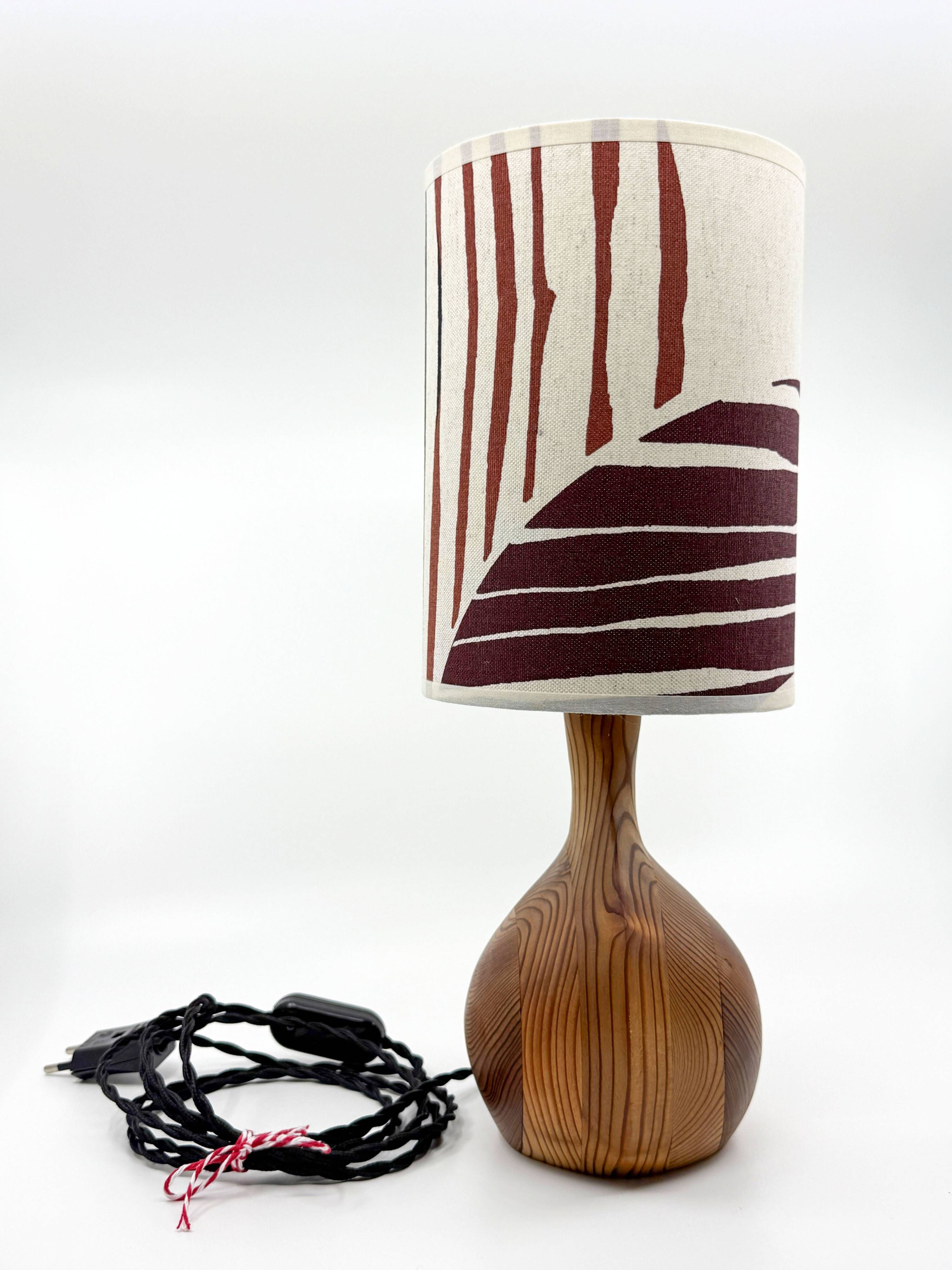 Scandinavian lamp • Custom lampshade • Mid Century