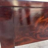 Empire style desk in solid mahogany, 19th century