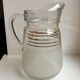 Granite water pitcher with golden edging 50s-60s