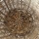 Panier rond vintage en osier