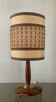 Lampe vintage en teck années 50-60