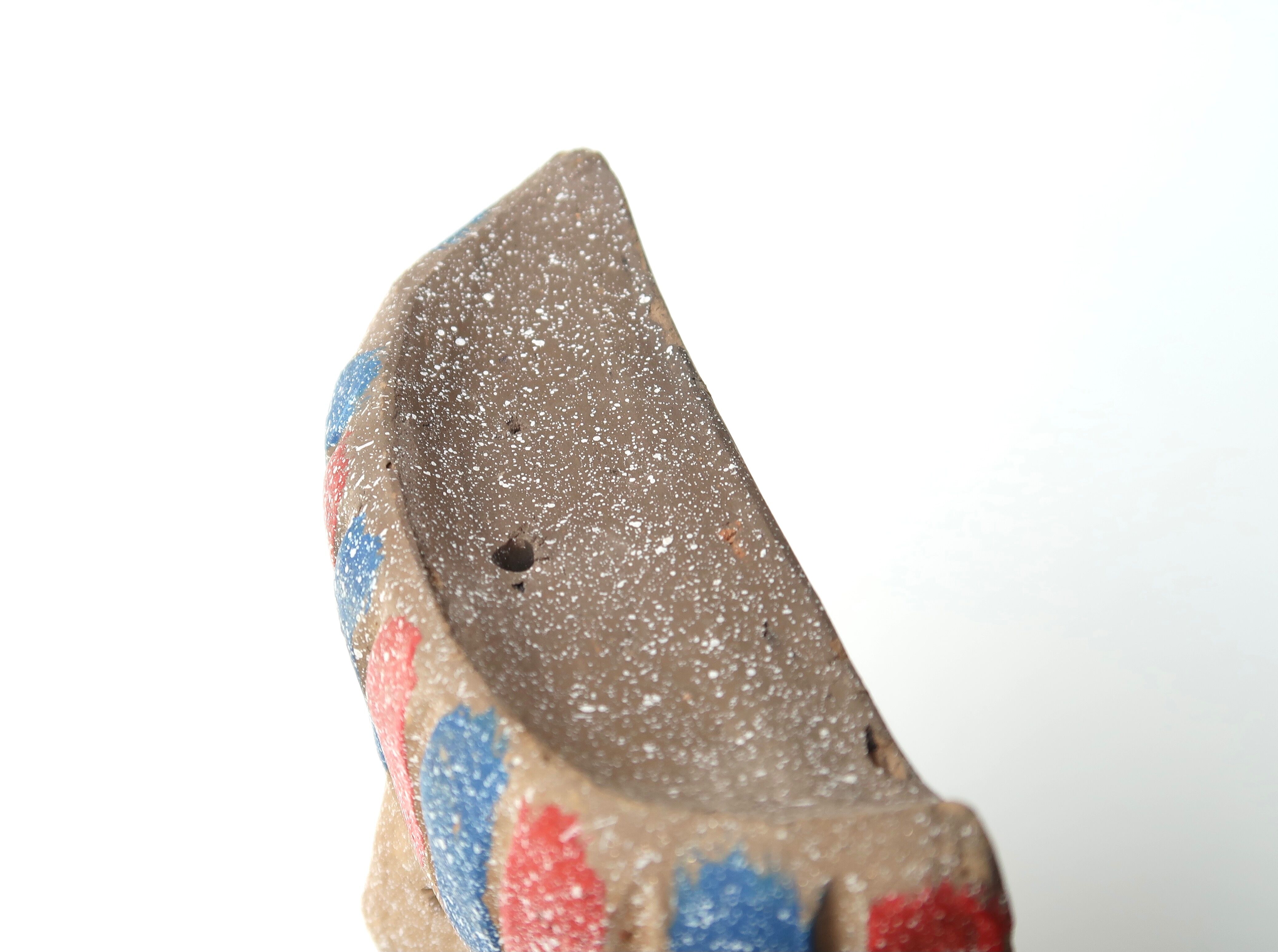 Anthropomorphic ceramic wall decoration, South America