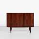 Midcentury 2-door cupboard in rosewood, Denmark 1960s