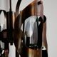 Lustre en laiton et verre