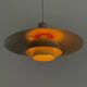 PH 4/3 pendant lamp white with orange accents by Poul Henningsen for Louis