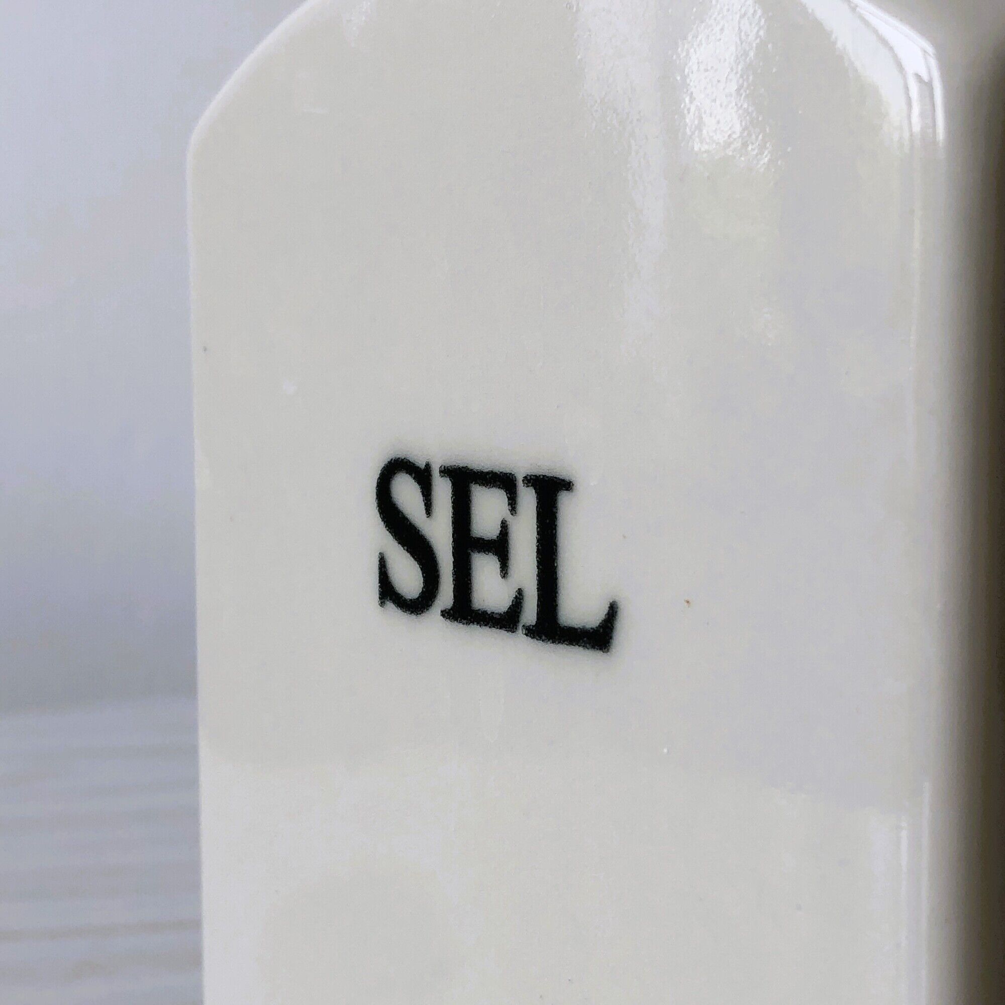 Salt jar ceramic storage of the brand friulana accessori