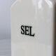 Salt jar ceramic storage of the brand friulana accessori