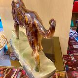 Vintage ceramic German Shepherd dog