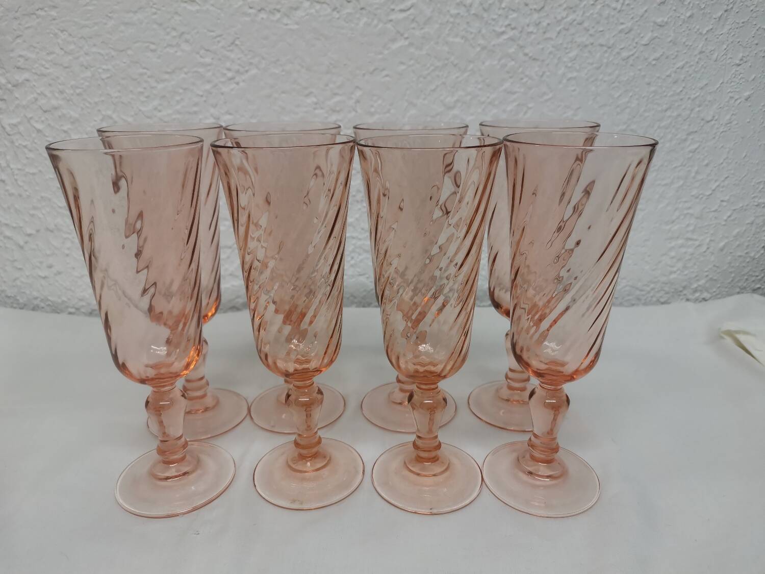 Rosaline champagne flutes