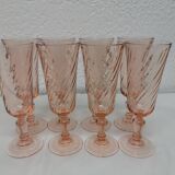 Rosaline champagne flutes