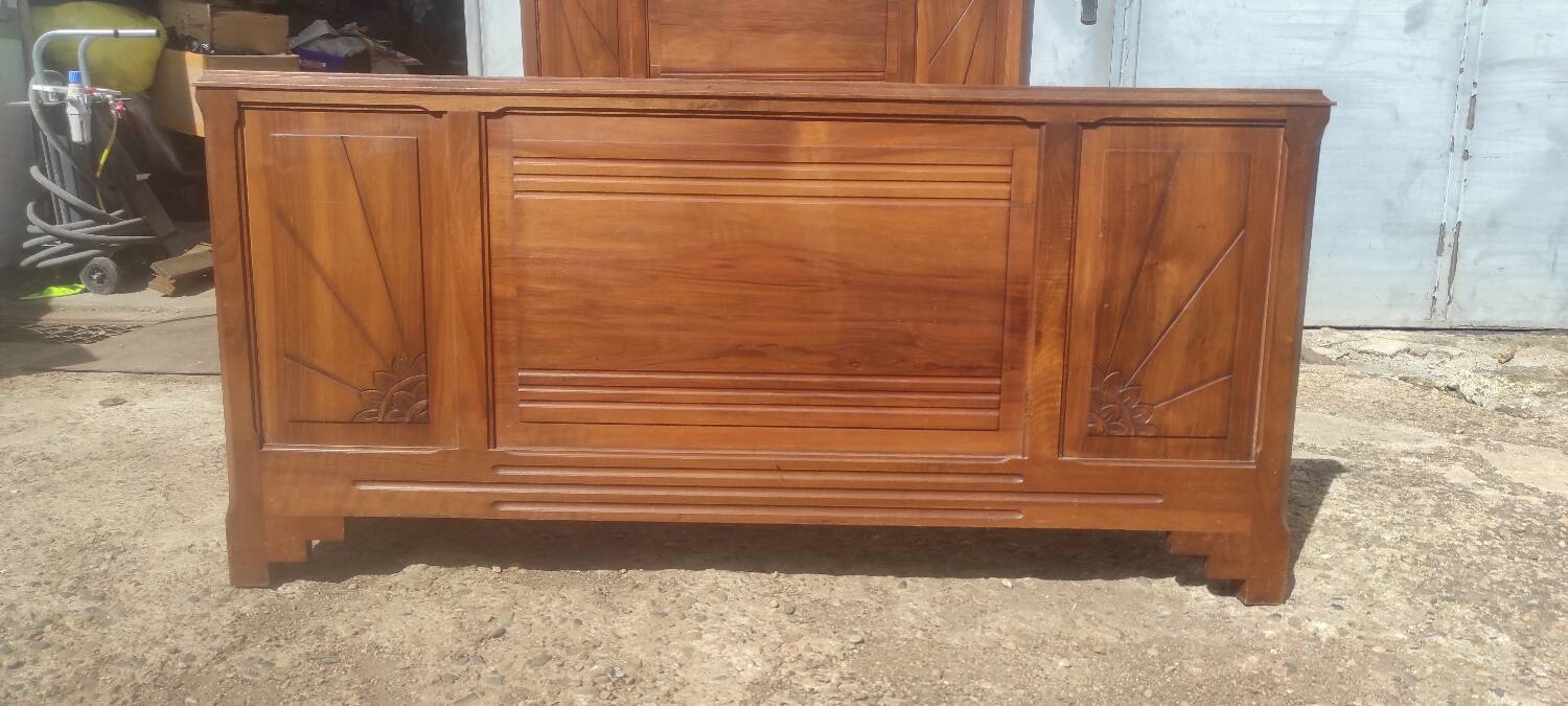 Art deco bed 140 cm