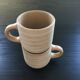 Pair of Niderviler stoneware mugs