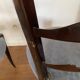 Set of four Italian Mid-Century Modern High Back dining chairs by Aldo Tura