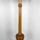 Important Art Deco carved oak floor lamp, France, circa 1920