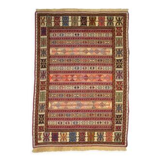 Tapis kilim d’orient persan en laine fait main 143x103 cm