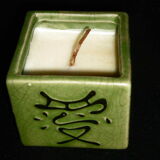 Candle in ceramic